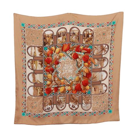 Hermès Les Jardins d'Andalousie Silk Scarf 